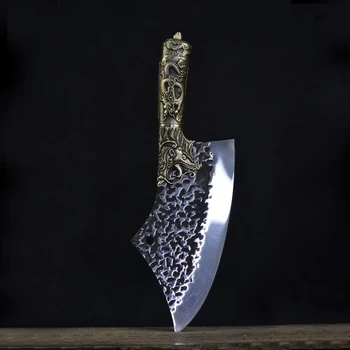 De uz casnic cuțit de bucătărie forjare feliere cuțit de tăiere cuțit longquan os ascuțit cuțit de tăiat cu arc cuțit bucătar-șef de afaceri cuțit