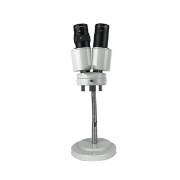 8X Stereo-Microscop cu Lumină LED Stereo Binocular Microscop Reglabil Furtun pentru Dentist Orală Lipit pe PCB Instrument de Reparații de RX-6D