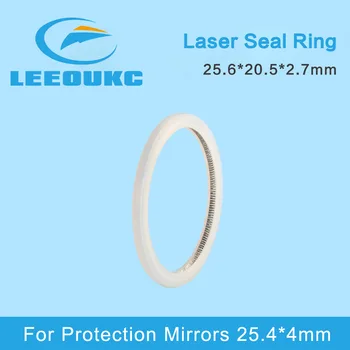 LEEOUKC cu Laser cu Inel de Etanșare pentru 37*7mm 30*5mm de Protecție Windows 29.8 x 24.4 x 2.3 mm Primăvară Sigiliul Folosit Pentru WSX Capul Laser KC15 NC30 SW20