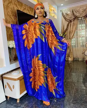 Design Clasic Femei Din Africa De Îmbrăcăminte Dashiki Robe Largi Rochie Lungă Șifon Print Digital Industria De Foraj La Cald Gratuit Dimensiune