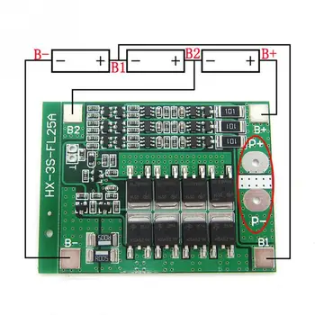 3S 30A 12 V Li-ion 18650 Baterie Litiu Accesoriu BMS Pachete de Protecție PCB Bord Echilibru Circuite Integrate Electronice Module