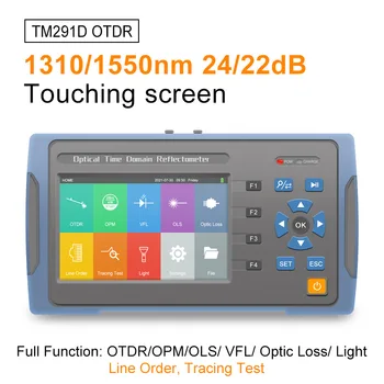 TM291D 1310/1550nm OTDR Optice în Domeniul de Timp Reflectometru Fibre Breakpoint Tester cu Linie de ordine și Linia de Vânătoare Funcție
