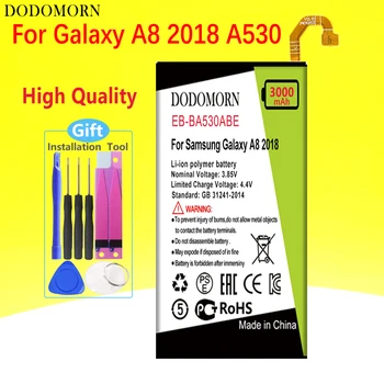 DODOMORN EB-BA530ABE Baterie Pentru Samsung Galaxy A8 2018 (A530) A530 SM-A530F de Înaltă Calitate +Numărul de Urmărire