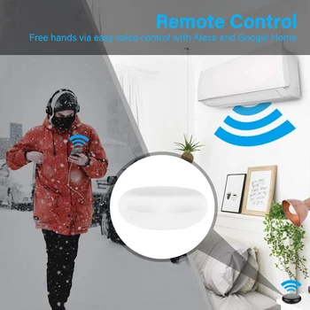 Tuya IR Control de la Distanță Hub WiFi+433+Bluetooth Pentru Alexa Google Aer Conditionat TV Wireless cu Infraroșu Telecomandă Universală
