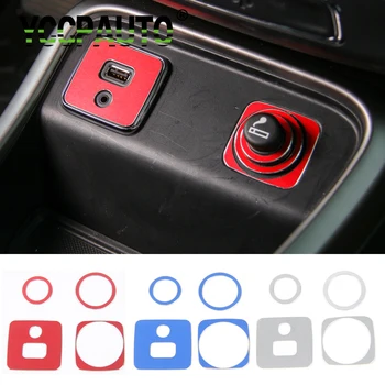YCCPAUTO Styling Auto Pentru Jeep Compass 2017 + Aliaj de Aluminiu Auto Interioare Accesorii USB de Bricheta Decorative de Acoperire