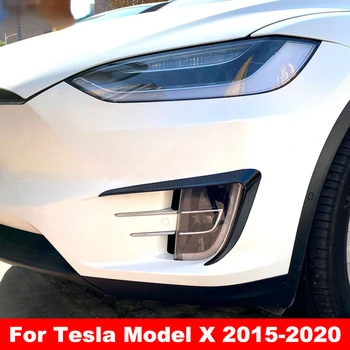 Pentru Tesla Model X 2015-2020 Bara Fata Vânt Cuțit Lampa De Ceață Cadru Modificarea Dotari