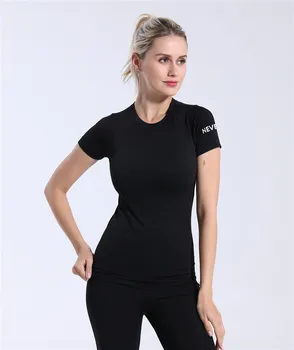Femei Vara Camasi Slim Sport Fitness Yoga Maneci Scurte Yoga Ochiurilor De Plasă De Sus Femei Sport Tricou Sport Purta 2020 Funcționare Active Wear