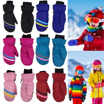 Iarna Trebuie să Vânt Impermeabil Copii Copii în aer liber, Călărie Zăpadă Snowboard cu mâneci Lungi Mănușă de box pentru Copii Mănuși de Schi