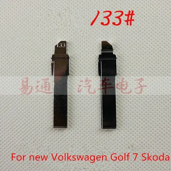 Calitate de Top NR. 133 Cheie Lama Pentru noul Volkswagen Golf 7 Skoda Flip Key Blade, Mașină de Gol Cheie Lama