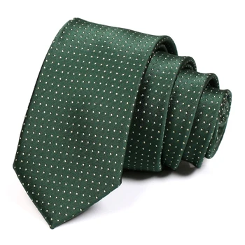 De înaltă Calitate Mens Cravata Brand Nou Verde 6CM Cravate Pentru Bărbați Moda Gât Cravata de Afaceri de sex Masculin Costum cu Cravata Mare Pentru Munca de Partid