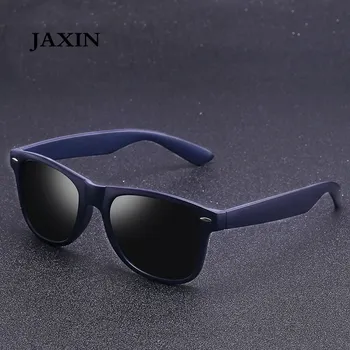JAXIN okulary Retro Pătrat Negru ochelari de Soare Barbati de Moda noua Polarizat Ochelari de Soare Dl călătorie în aer liber Conducere ochelari de protectie UV400 oculos