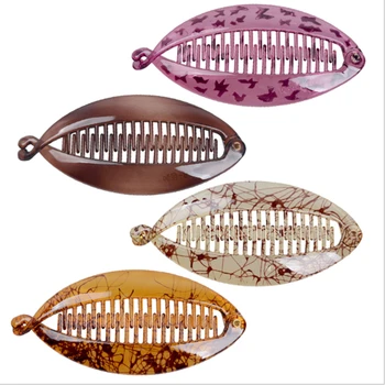 Noi de vânzare fierbinte Europene și Americane de moda tendon carne de vită pește clip partea clemă vertical clip frizură feminină cu păr accesorii