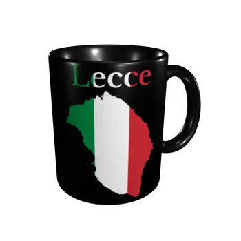 Promo Provincia Lecce arată Hartă Provincia italiană Cani Unic Cani Cani de Imprimare Glumă R282 lapte cupe