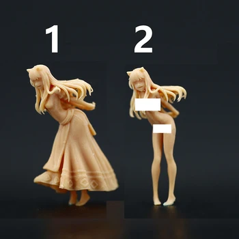 1/64 Figura Anime Japonia Holo Personaj Feminin Papusa Rășină Model GK Miniatură Figura Diorama Neasamblate Nevopsite DIY Jucărie