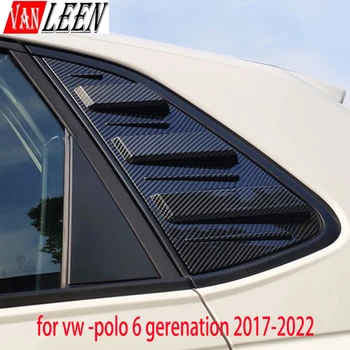 Masina a Ferestrei din Spate Triunghi Jaluzele Garnitura Capac Jaluzele Autocolante pentru VW Polo Plus 2019 Volkswagen Polo 2011-2022 Polo 6R GTI