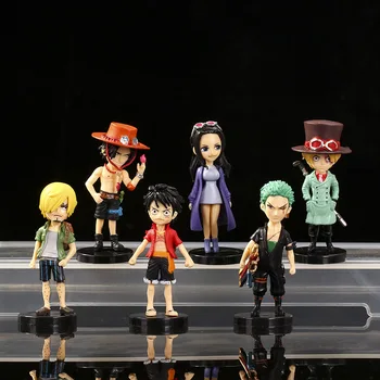 ONE PIECE Luffy Ace Zoro Sanji Robin Sabo Acțiune Drăguț Figura Tda Ornament Model Jucării
