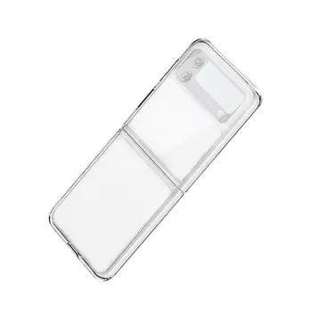 Fata Spate De Protecție Caz Acoperire Pentru Samsung Z-Flip 3 Rezistent La Șocuri Acrilic Transparent Cazuri De Telefon Acoperă Pentru Samsung Z-Flip 3