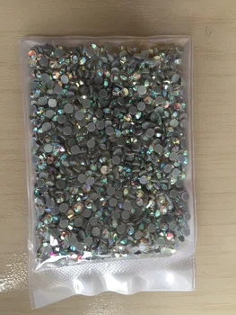 50 de saci de Cristal AB SS20 DMC Remediere rapidă FlatBack Strasuri de cristal hot fix de piatră de Fier Pe Pietre de îmbrăcăminte cusut de pietre