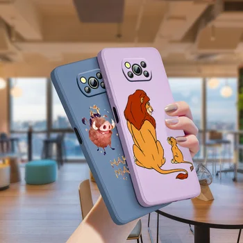 Disney The Lion King Pentru Xiaomi POCO F3 X3 NFC GT X2 C31 C3 M2 M3 M4 Pro Lichid Coarda Telefon mobil Caz Acoperire Capa
