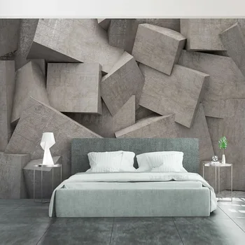 Orice dimensiune 3D stereo spațiu abstract geometric fundal fotografie, pictura pe perete modern living, dormitor decorare tapet