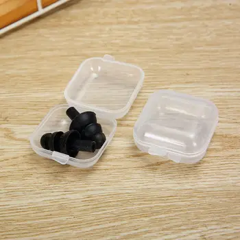 20buc Pătrat Mini Clar de Plastic, Containere de Depozitare Cutie cu Capace pentru Obiecte Mici