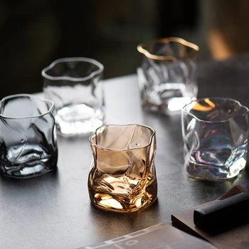Europene Pahar De Whisky Împușcat Bere De Grâu Steins Drăguț Multi-Color Vin Cupa De Cristal Cocktail Mată Creativitatea Recipient Bar