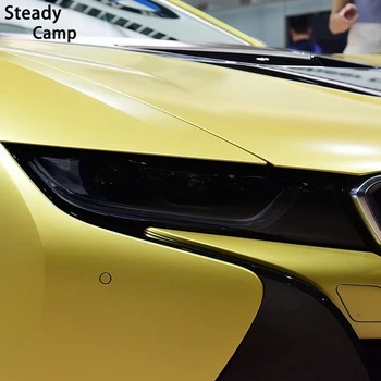2 Buc Far Auto cu Folie de Protectie Faruri Restaurare Negru Transparent TPU Autocolant Pentru BMW i8 2014-2020 Accesorii
