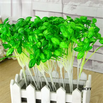 simulare de fasole verde germina model sala de mese sala de restaurant de hotel, magazin de magazin de decor fals Faux artificiale legume