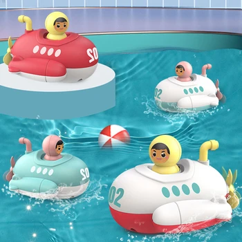 Copil Jucarii De Baie Spray De Apă Submarin Duș Înoate În Piscină Baie Jucarii Pentru Copii Ceas De Jucărie Barcă Cu Vâsle De Pulverizare A Apei Jucarii