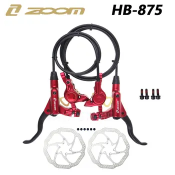 ZOOM HB-875 Biciclete MTB Frane Hidraulice Munte Biciclete 800mm/1400/1450/1550mm MT315 MT200 M615 M447 Presiune Ulei Frane pe Disc