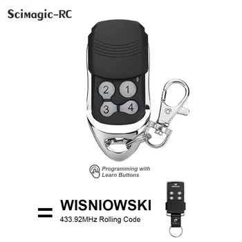 Pentru Wisniowski Usa de Garaj Telecomanda 433,92 MHz Rolling Code Gate Comanda Handheld Transmitter Deschizator de 433MHz