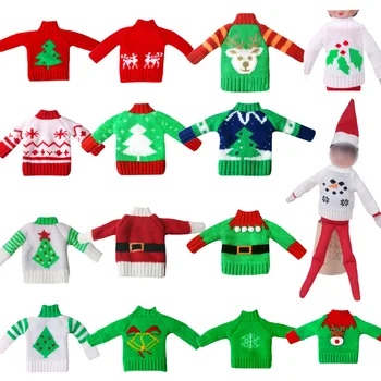 Elf de crăciun Doll Kawaii Nou În culori Explozive Pulover Lafanfan Jucarie Accesorii pentru Copii Cadou de Ziua de nastere (Îmbrăcăminte Numai)M8