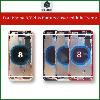 Pentru iPhone 8G 8 Plus capac spate + mijloc cadru caz + SIM tray + cheie partea bateriei partea caz de montare caz+CE