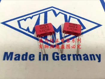 2020 vânzare fierbinte 10buc/20buc germană condensator WIMA MKS4 100V 0.33 UF 100V 334 330n P: 10mm Audio condensator transport gratuit