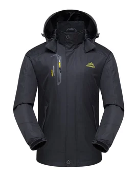 Jacheta Barbati Popular European Dimensiunea Subțire în aer liber, Alpinism, Îmbrăcăminte pentru Bărbați Sacou Vânt Maree