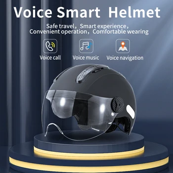 Motobike Pălărie de Echitatie articole pentru acoperirea capului Apel Vocal Navigație Inteligent Motociclete Biciclete Electrice Pălării compatibil Bluetooth Accesorii de Echitatie