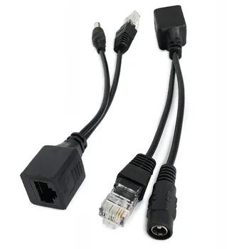 POE Cablu Power Over Ethernet Cablu Adaptor POE Splitter RJ45 Injector Modul de Alimentare DC 12V Pentru Camera IP de Rețea