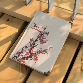Produs Literar Retro Jurnal Lenjerie De Pat A5 Notebook Linie Orizontală Notepad Chineză Flori Cadouri Creative Noi Drăguț