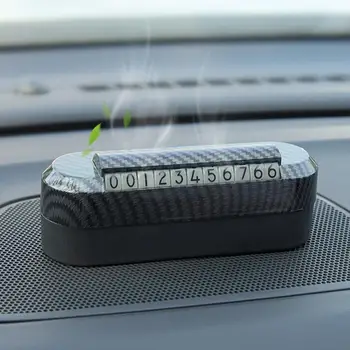 13.2 cm Portabil Magnetic Mașină Fața Card Digital Autocolant Numărul de Telefon Card de Parcare Temporară a Opri Auto-styling Ornamente Interior