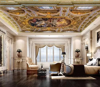 Personalizat Murale Renascentiste clasice de Fundal 3D imagini de Fundal Living Dormitor Tavan Foto Hârtie de Perete 3D