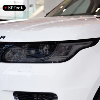 Pentru Range Rover Sport L494 2014-Prezent 2 Buc Faruri Masina Tentă de Negru Film Protector Transparent TPU Autocolant Accesorii