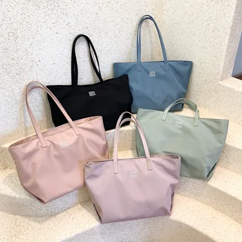 38*30*16cm2022 nou sac de panza sac de primăvară doamnelor geantă de umăr portabil cu capacitate mare de navetiști tote sac