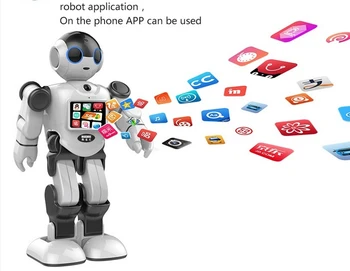 Noua Creatie Inovatoare Robot de Jucărie Suport Casă Monitor Free-vorbesc Communiction APP