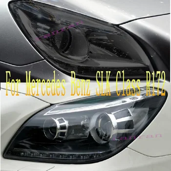 2 Pc-uri Auto Faruri Folie de Protectie Transparenta TPU Decal Autocolant Pentru Mercedes Benz Clasa SLK R172 AMG 2011-2015 Accesorii