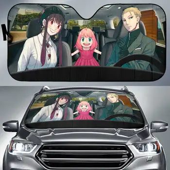 Spion X Familiei Anime Auto Auto Umbrele de soare Anime de Conducere Auto Auto Umbrele de soare Rezistent la Căldură, Rezistent la UV