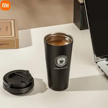 Xiaomi 500ml Termică Ceașcă de Cafea din Oțel Inoxidabil Portabil Sticle de Apa Simplu Rafinat de Însoțire Cana de Apa Cana Termos Auto
