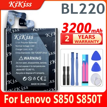 KiKiss BL 220 BL-220 BL220 Bateriei pentru Lenovo S850 S850T Schimb Baterii Reîncărcabile Bateria de Acumulatoare