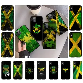 FHNBLJ Retro Jamaica Drapelului Telefon Caz pentru iPhone 11 12 13 mini pro XS MAX 8 7 6 6S Plus X 5S SE 2020 XR caz