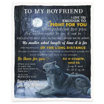 Pentru Prietenul Meu Te Iubesc Valentine numele de feece pătură 3D Imprimate Pătură Adulți/copii Sherpa Pătură Pe Pat, Textile Acasă Acasă